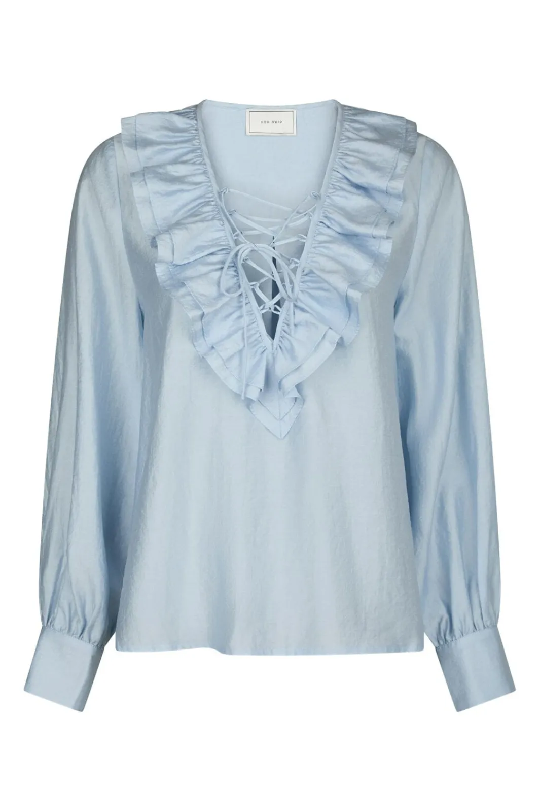 Neo Noir Nnkatarina Crepe Ruffle Blouse 166497 | Blusar & Skjortor