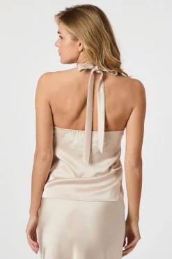 Neo Noir Nnkinuni Halter Top 164935 | T-Shirts & Toppar