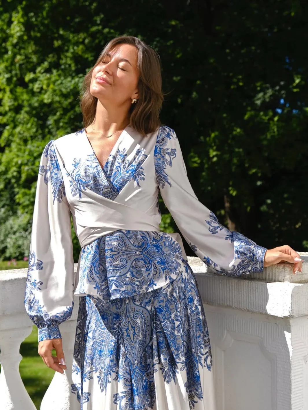 Neo Noir Nnlenni Paisley Border Skirt 166205 | Kjolar