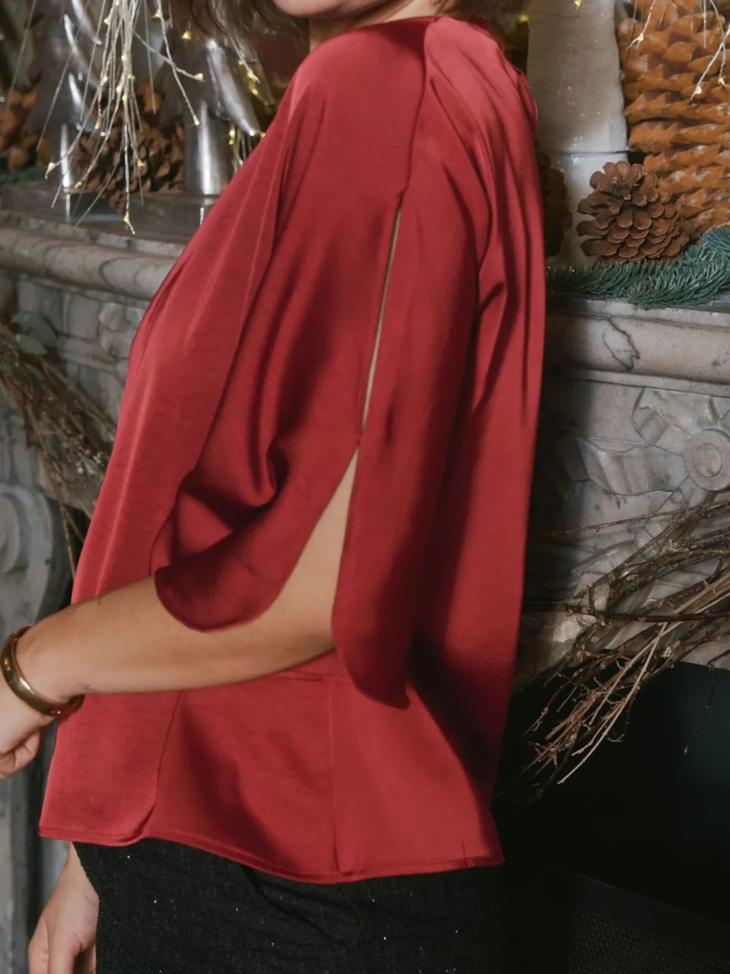 Neo Noir Nnliora Heavy Sateen Blouse 165567 | Blusar & Skjortor