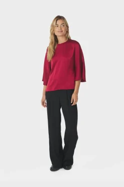 Neo Noir Nnliora Heavy Sateen Blouse 165567 | Blusar & Skjortor