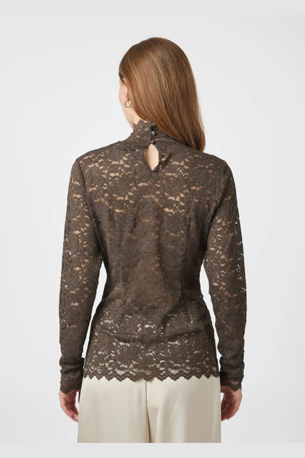 Neo Noir Nnliza Laceflower Blouse 161473 | Blusar & Skjortor
