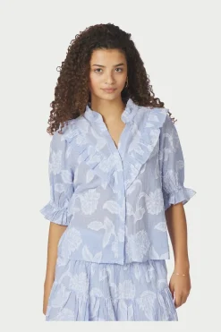 Neo Noir Nnmanet Jacquard Blouse 168480 | Blusar & Skjortor