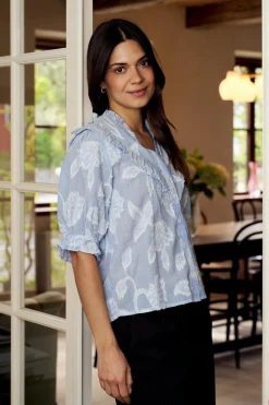 Neo Noir Nnmanet Jacquard Blouse 168480 | Blusar & Skjortor