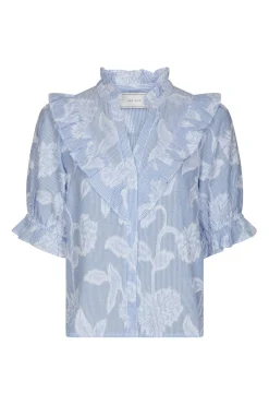 Neo Noir Nnmanet Jacquard Blouse 168480 | Blusar & Skjortor
