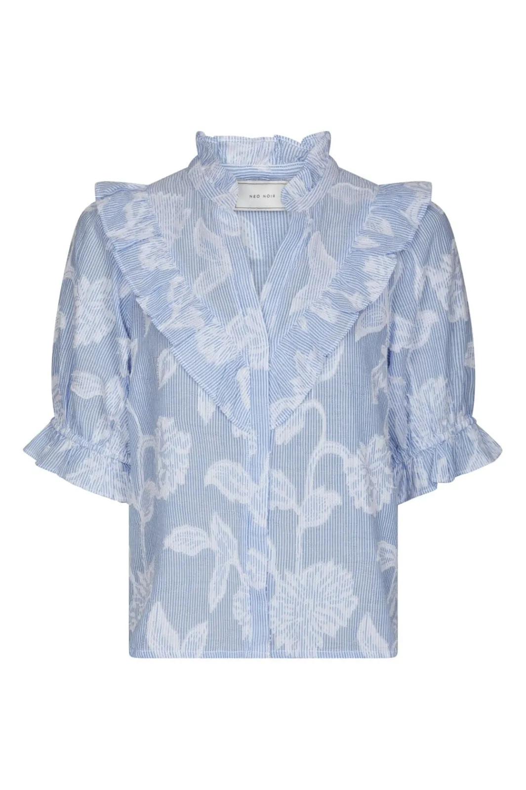 Neo Noir Nnmanet Jacquard Blouse 168480 | Blusar & Skjortor