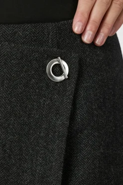 Neo Noir Nnmarisi Herringbone Skirt 165687 | Set|Kjolar