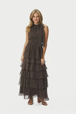 Neo Noir Nnmarli Solid Chiffon Dress 165640 | Klänningar