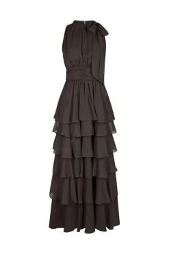 Neo Noir Nnmarli Solid Chiffon Dress 165640 | Klänningar