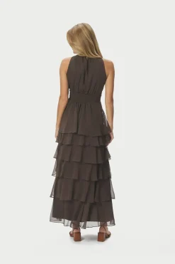 Neo Noir Nnmarli Solid Chiffon Dress 165640 | Klänningar