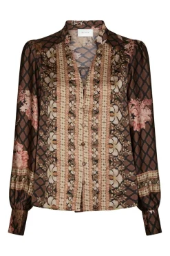 Neo Noir Nnmassima Botanical Border Blouse 167029 | Blusar & Skjortor|Set