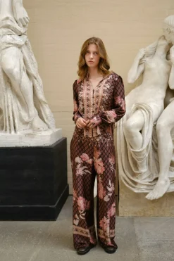 Neo Noir Nnmassima Botanical Border Blouse 167029 | Blusar & Skjortor|Set