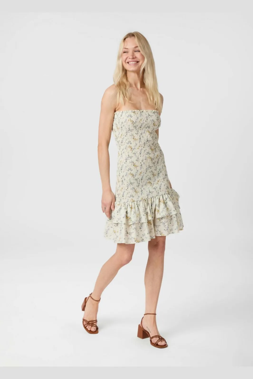 Neo Noir Nnmikka Smock Print Dress 164929 | Klänningar