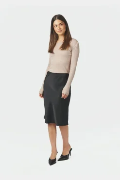 Nnmindie Heavy Sateen Skirt 170112