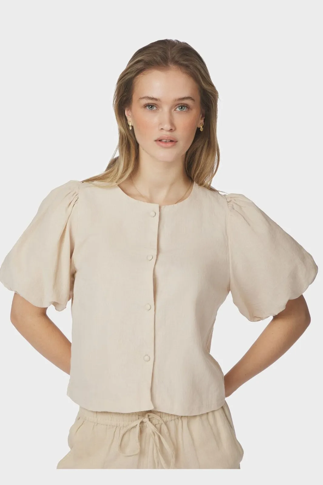 Neo Noir Nnmoisa Linen Blouse 169314 | Blusar & Skjortor|Set