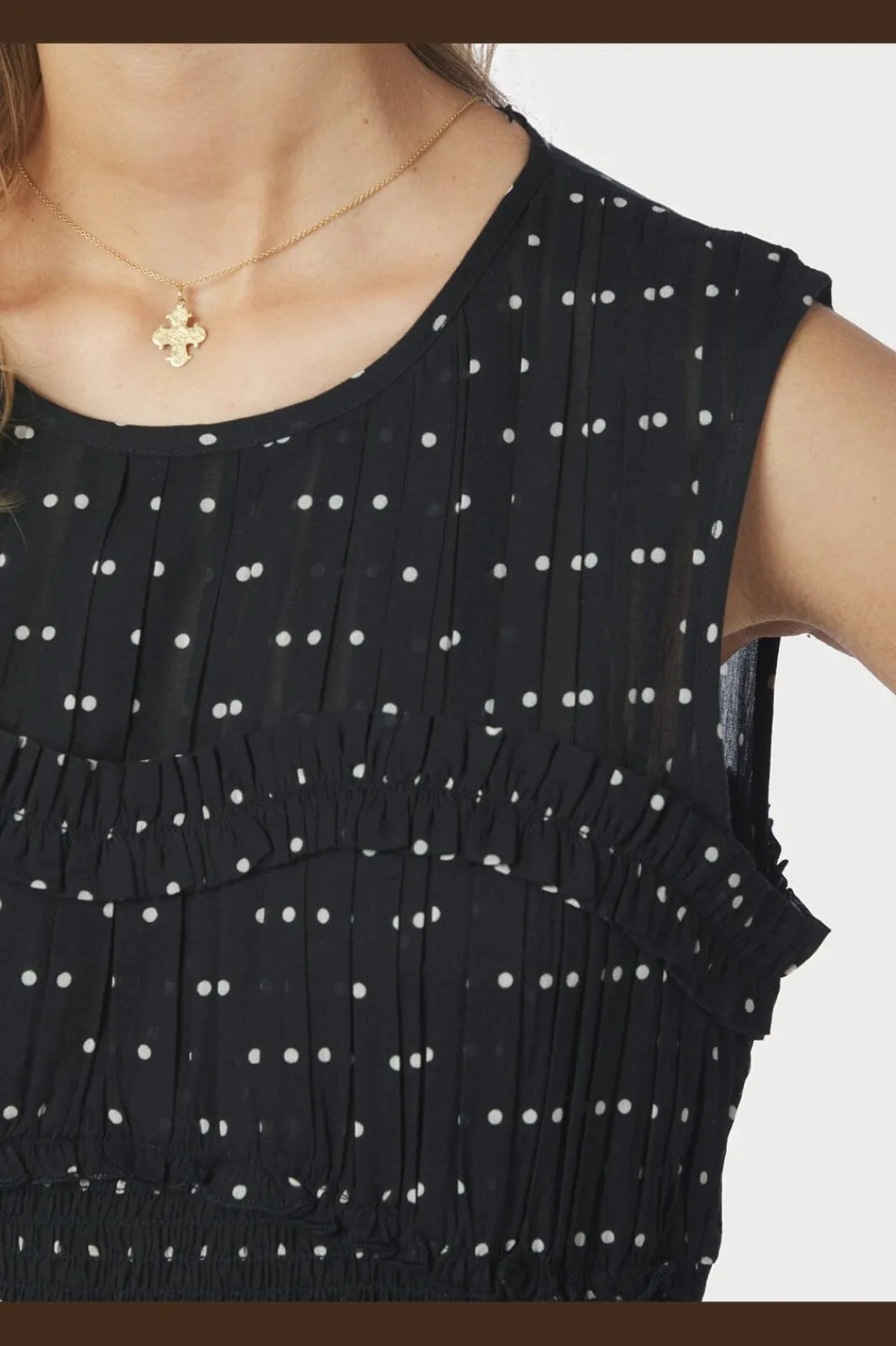Neo Noir Nnmyrna Dot Dress 166384 | Klänningar