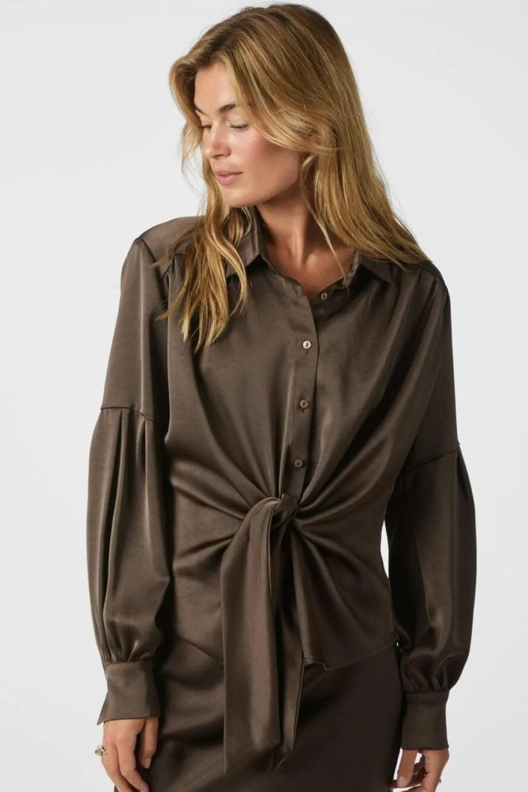 Neo Noir Nnnaja Satin Shirt 160801 | Blusar & Skjortor