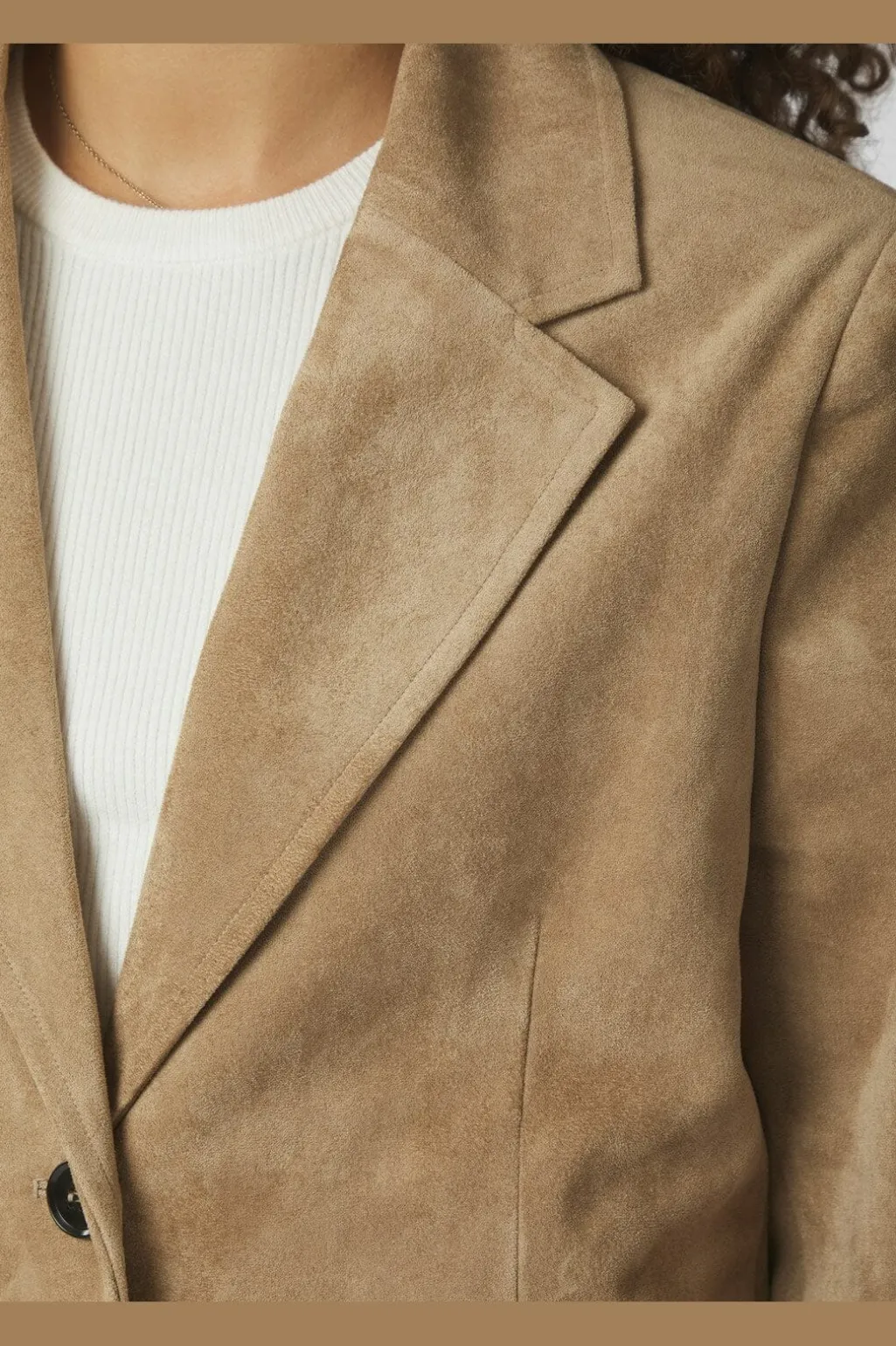 Nnnamy Imitated Suede Blazer 164548