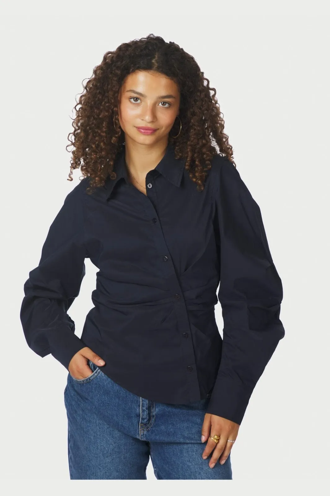 Neo Noir Nnneoella Solid Shirt 167252 | Blusar & Skjortor