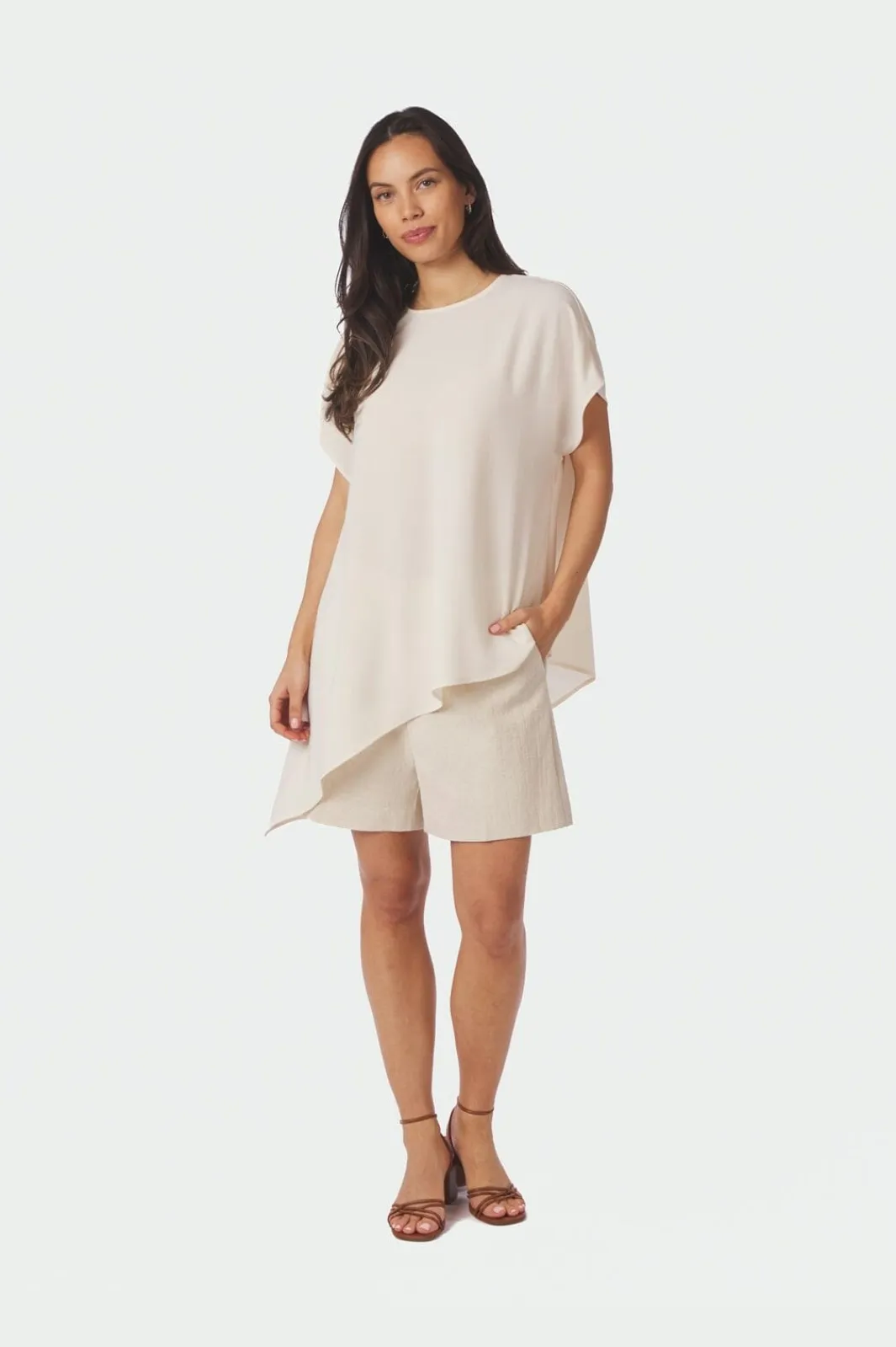 Neo Noir Nnnerita Asymmetric Blouse 168969 | Blusar & Skjortor