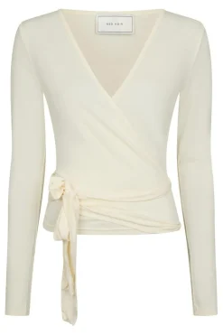 Neo Noir Nnnia Jersey Wrap Blouse 165501 | Blusar & Skjortor|Sportkläder