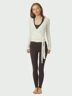 Neo Noir Nnnia Jersey Wrap Blouse 165501 | Blusar & Skjortor|Sportkläder