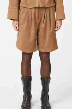 Neo Noir Nnnika Faux Suede Bermuda Shorts 164474 | Shorts