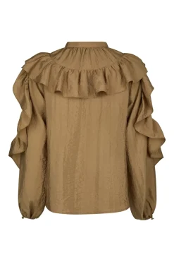 Neo Noir Nnnula Flounce Crisp Blouse 167525 | Blusar & Skjortor