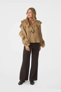 Neo Noir Nnnula Flounce Crisp Blouse 167525 | Blusar & Skjortor