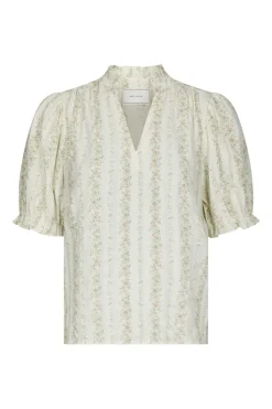 Nnodesa Floral Stripe Blouse 168816