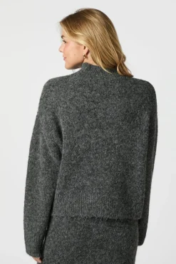 Neo Noir Nnpaulina Fluffy Knit Blouse 164729 | Blusar & Skjortor