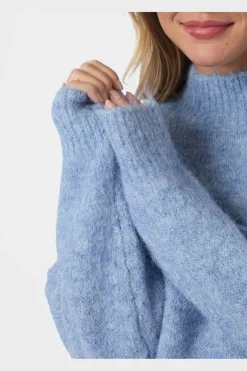 Neo Noir Nnpaulina Fluffy Knit Blouse 164729 | Sticka