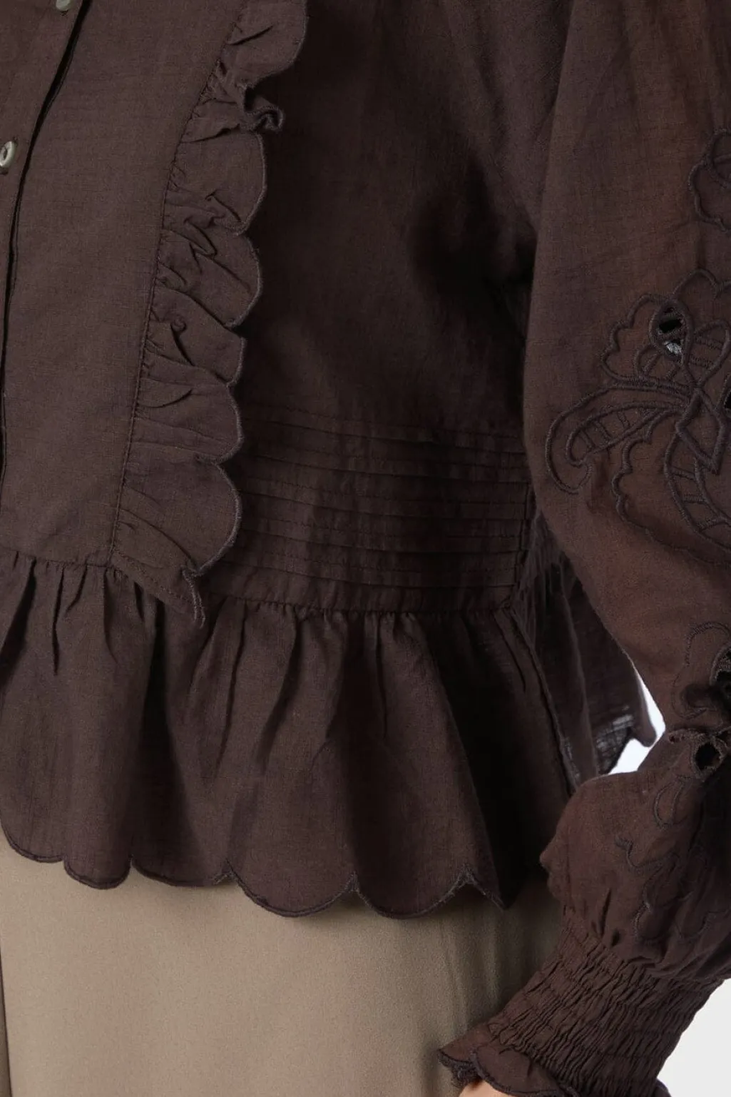 Nnpetrine Embroidery Blouse 161136