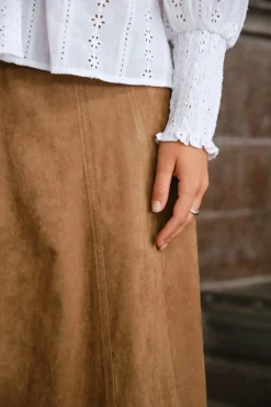 Neo Noir Nnraya Faux Suede Skirt 166255 | Set|Kjolar