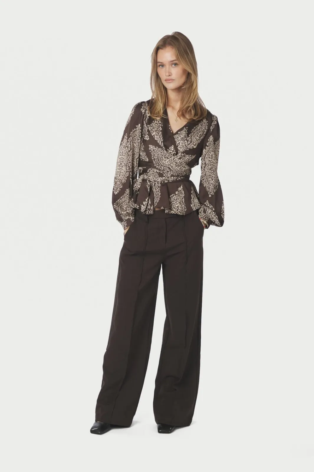 Neo Noir Nnrista Paisley Drop Blouse 166208 | Blusar & Skjortor