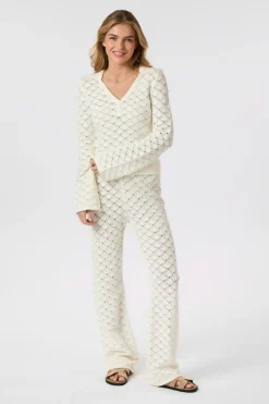 Neo Noir Nnrizzy Crochet Pants 165218 | Jeans, Leggings & Byxor