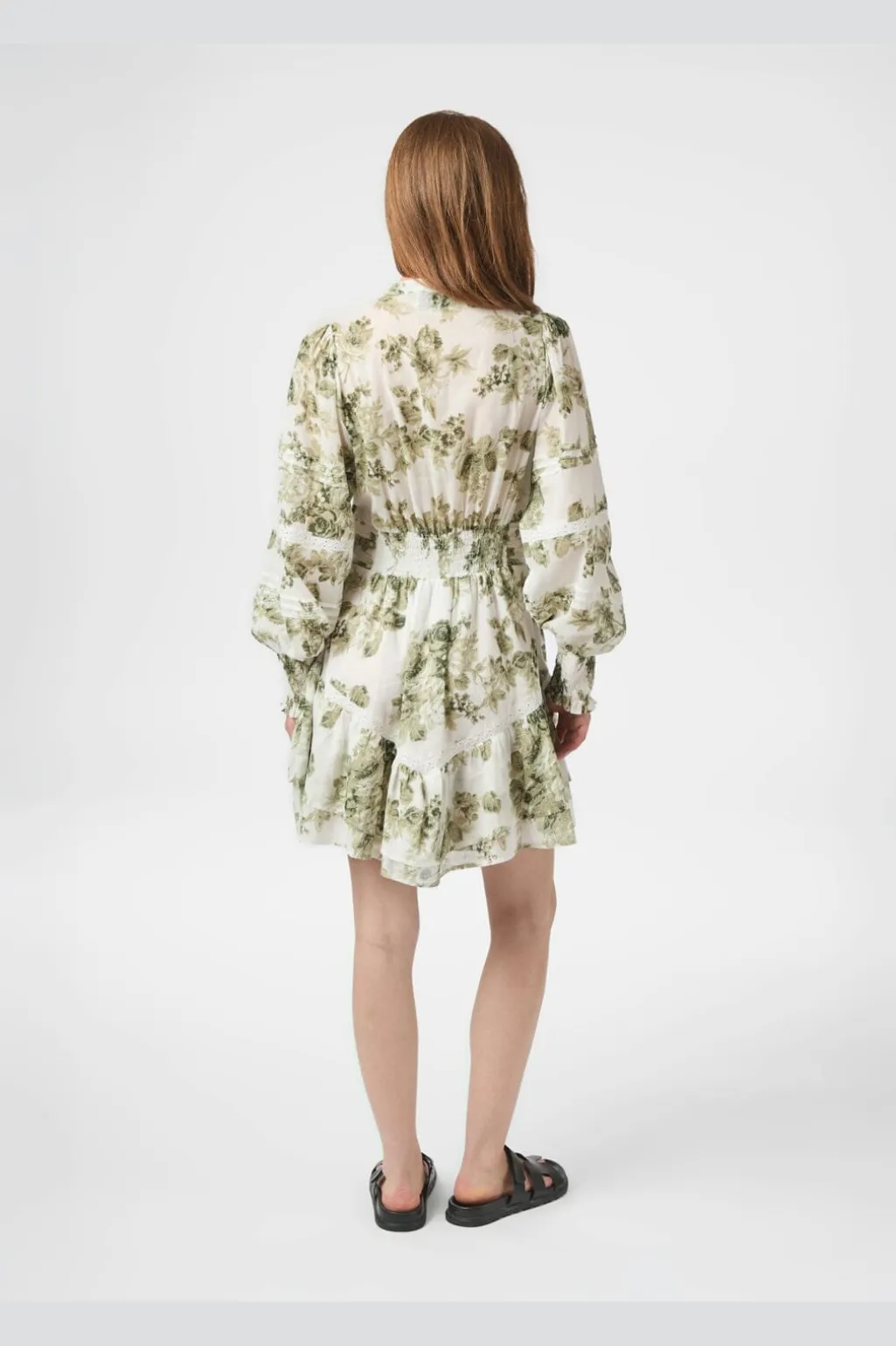 Nnroberta Flower Flow Dress 165425
