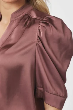 Nnroella Heavy Sateen Blouse 162590