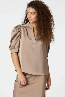 Neo Noir Nnroella Heavy Sateen Blouse 162590 | Blusar & Skjortor|Set