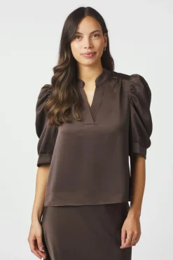 Neo Noir Nnroella Heavy Sateen Blouse 162590 | Blusar & Skjortor