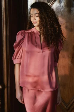 Neo Noir Nnroella Heavy Sateen Blouse 162590 | Blusar & Skjortor