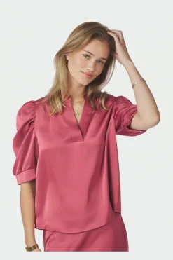Neo Noir Nnroella Heavy Sateen Blouse 162590 | Blusar & Skjortor