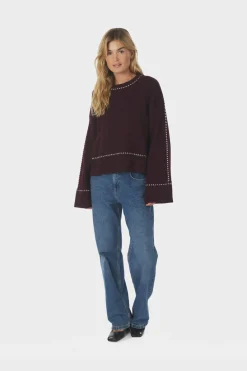 Neo Noir Nnroeme Knit Stitch Blouse 164818 | Sticka