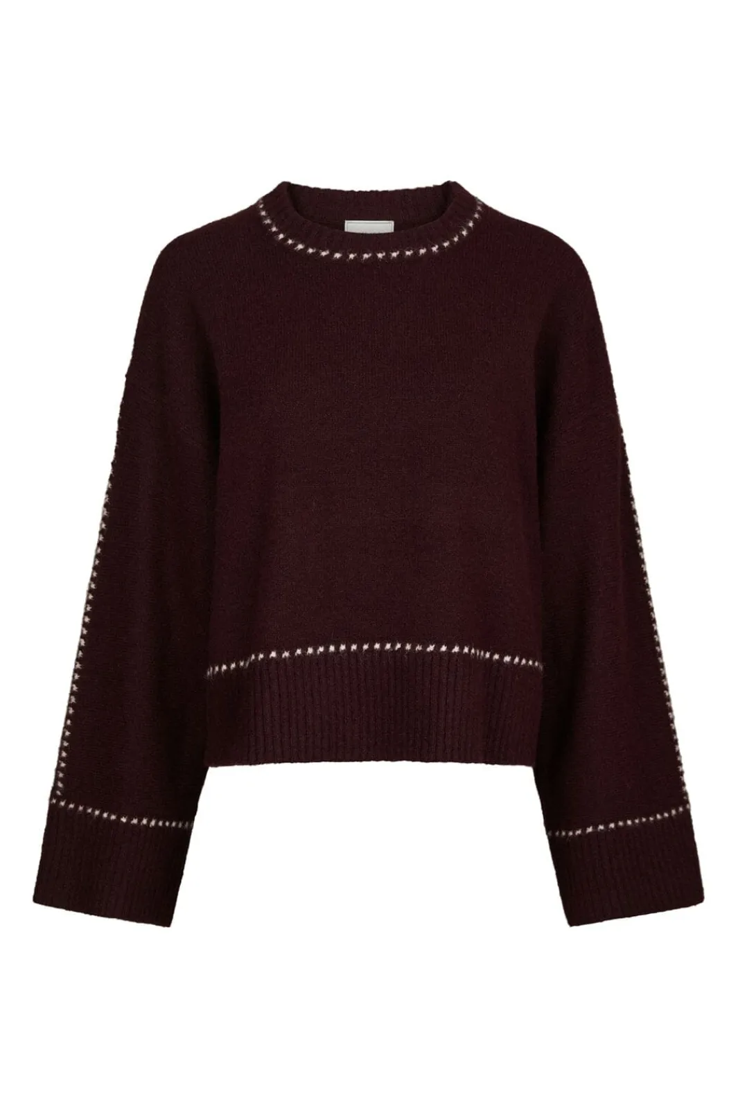 Neo Noir Nnroeme Knit Stitch Blouse 164818 | Sticka