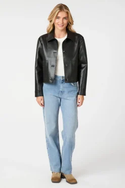 Neo Noir Nnromana Faux Pu Jacket 164349 | Ytterkläder & Jackor