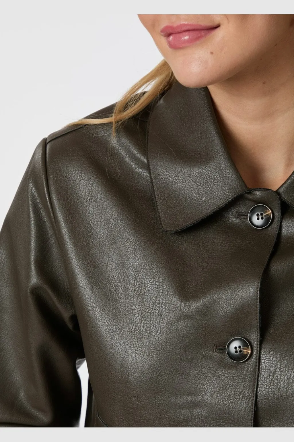 Nnromana Faux Pu Jacket 164349
