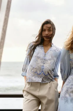 Neo Noir Nnroselle Artist Paisley Blouse 165558 | Blusar & Skjortor