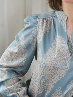 Neo Noir Nnrosslyn Paisley Drop Blouse 163976 | Blusar & Skjortor