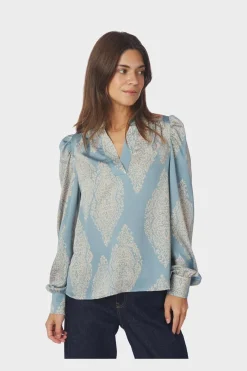 Neo Noir Nnrosslyn Paisley Drop Blouse 163976 | Blusar & Skjortor