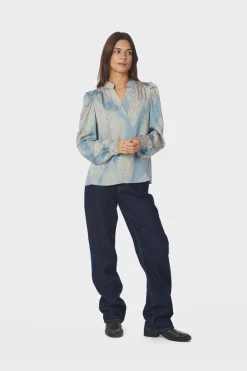 Neo Noir Nnrosslyn Paisley Drop Blouse 163976 | Blusar & Skjortor